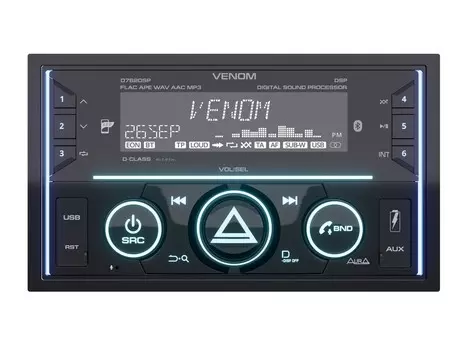 Автомагнитола Aura VENOM-D762DSP