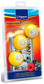 Аксессуар для холодильников Topperr 3113 Поглотитель запаха (шары 3шт )
