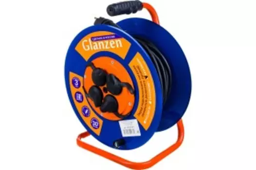Аксессуар для садовой техники Glanzen EB-30-011 (на катушке, с/з, 4роз. 30м)