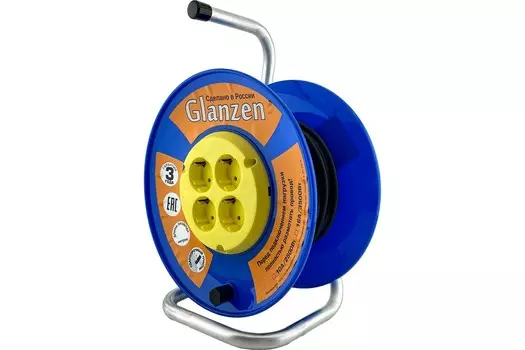 Аксессуар для садовой техники Glanzen EB-30-018 (на катушке, c/з, 4роз. 30м)