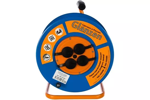 Аксессуар для садовой техники Glanzen EB-30-009 (на катушке, с/з, 4 роз. 30м)