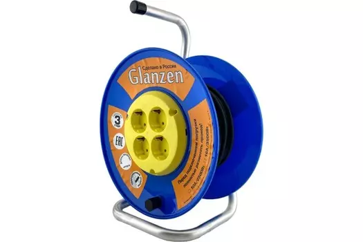 Аксессуар для садовой техники Glanzen EB-40-018 (на катушке, c/з, 4роз. 40м)