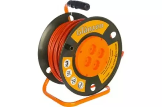 Аксессуар для садовой техники Glanzen EB-50-008 (на катушке, б/з, 4роз. 50м)