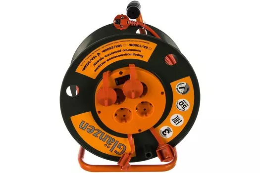 Аксессуар для садовой техники Glanzen EB-50-007 (на катушке, с/з, 4роз. 50м)