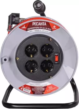 Аксессуар для садовой техники Ресанта СУ-3х1,5-50/2 (61/118/12) Удлинитель силовой