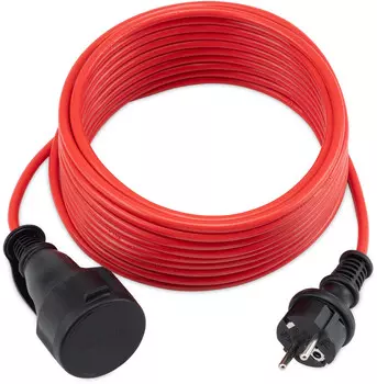 Аксессуар для садовой техники Starwind ST-PS1.10/R красный (1роз. 10м, без катушки) Удлинитель силовой