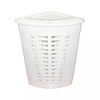 Аксессуар для ванной Альтернатива М1546 белая Корзина для белья