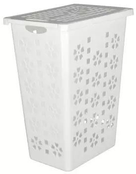 Аксессуар для ванной Альтернатива Виолетта белый (М1967) Корзина для белья