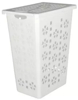 Аксессуар для ванной Альтернатива Виолетта белый (М1967) Корзина для белья