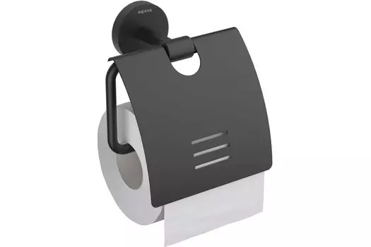 Аксессуар для ванной Aquatek БЕТТА AQ4609MB Бумагодержатель с крышкой