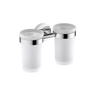 Аксессуар для ванной Aquatek ЕВРОПА AQ4117CRА Стакан с держателем двойной