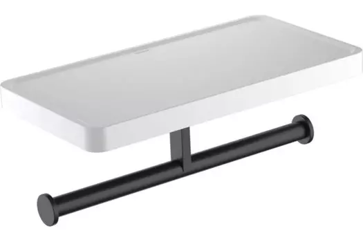 Аксессуар для ванной Aquatek ЕВРОПА AQ4919MB Бумагодержатель двойной с полкой