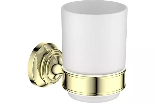 Аксессуар для ванной Aquatek КЛАССИК AQ4504PG Стакан с держателем