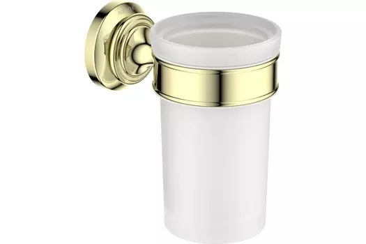 Аксессуар для ванной Aquatek КЛАССИК AQ4527PG Стакан с держателем