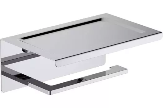 Аксессуар для ванной Aquatek ЛИБРА AQ4309CR Бумагодержатель с полкой