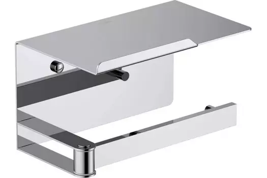 Аксессуар для ванной Aquatek ЛИБРА AQ4929CR Бумагодержатель с полкой