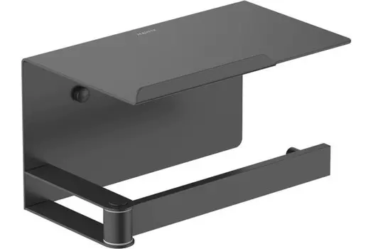 Аксессуар для ванной Aquatek ЛИБРА AQ4929MB Бумагодержатель с полкой