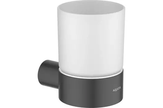 Аксессуар для ванной Aquatek ЛИРА AQ4404MB Стакан с держателем