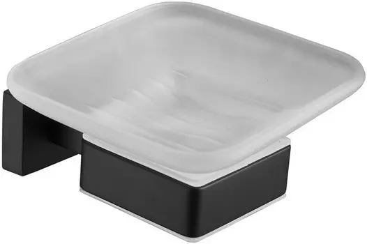 Аксессуар для ванной BELZ B90302 черный Мыльница