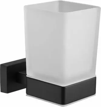 Аксессуар для ванной BELZ B90306 черный Стакан для зубных щеток