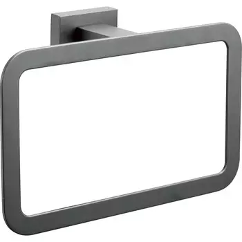 Аксессуар для ванной BELZ B90404 вороненая сталь Полотенцедержатель