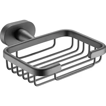 Аксессуар для ванной BELZ B90502-1 вороненая сталь Мыльница