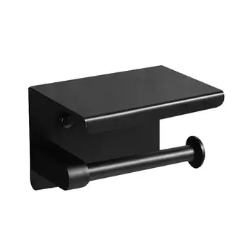 Аксессуар для ванной D-Lin D201507 черный Держатель для туалетной бумаги