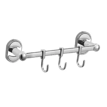Аксессуар для ванной D-Lin D288700-3 хром Планка с крючками для полотенец
