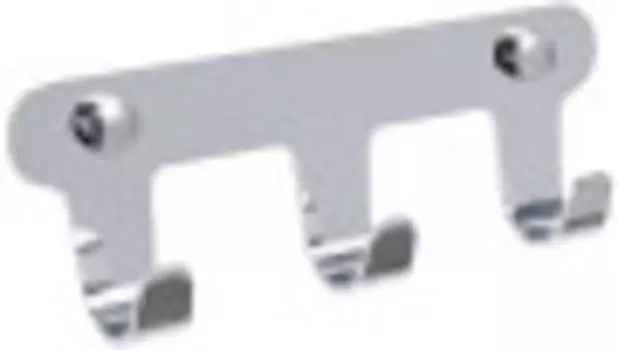 Аксессуар для ванной Fixsen PRACTICA FX-805-3 хром Планка 3 крючка