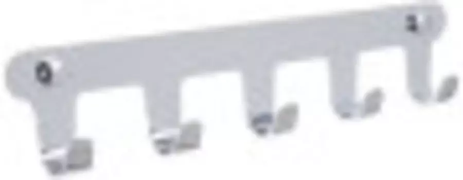 Аксессуар для ванной Fixsen PRACTICA FX-805-5 хром Планка 5 крючков