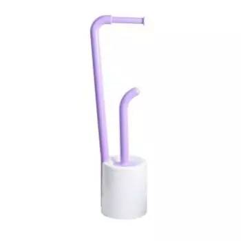 Аксессуар для ванной Fixsen Wendy FX-7032-49 фиолетовый Ерш с бумагодержателем