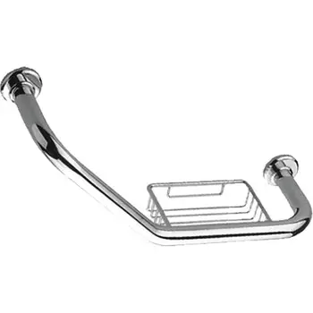 Аксессуар для ванной Haiba HB1719 хром Поручень с мыльницей