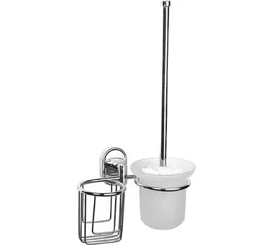 Аксессуар для ванной Haiba HB1910-1 хром Ёршик с держателем освежителя