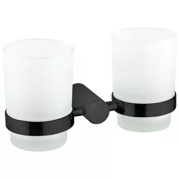 Аксессуар для ванной Haiba HB8408-7 черный Стакан двойной