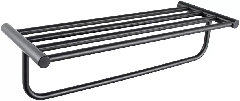 Аксессуар для ванной Haiba HB8424-7 черный Полка для полотенец