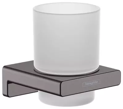 Аксессуар для ванной Hansgrohe AddStoris 41749340 черный хром Стакан