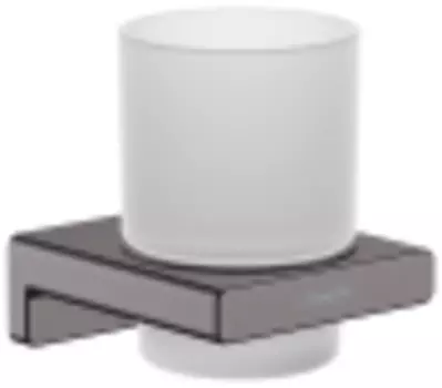Аксессуар для ванной Hansgrohe AddStoris 41749340 черный хром Стакан