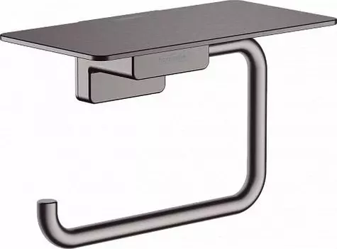 Аксессуар для ванной Hansgrohe AddStoris 41772340 Бумагодержатель с полкой