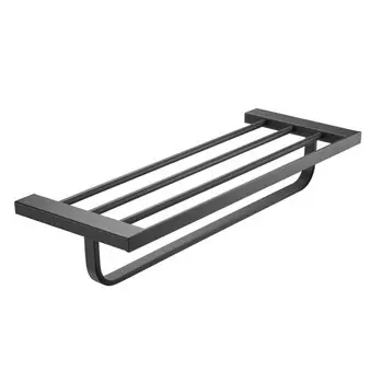 Аксессуар для ванной Milacio Ultra MCU.955.MB чёрный матовый Полка для полотенца