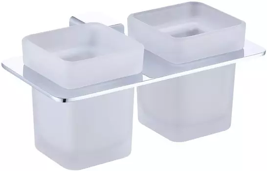 Аксессуар для ванной Raglo R301.08 хром Стакан для зубных щеток двойной