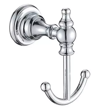 Аксессуар для ванной Rose RG1121 хром Крючок двойной