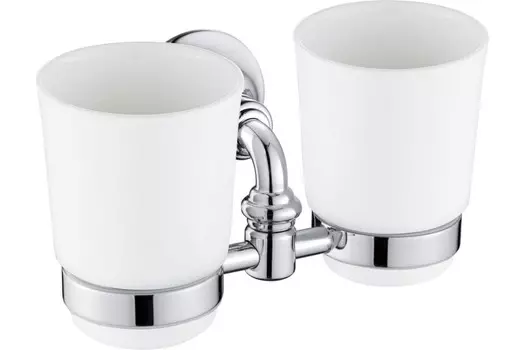 Аксессуар для ванной Rose RG1222 хром Стакан двойной