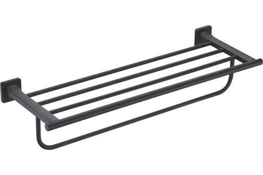 Аксессуар для ванной Rose RG1508H черный Полка для полотенец