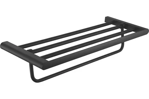 Аксессуар для ванной Rose RG1708H черный Полка для полотенец