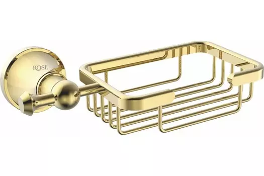 Аксессуар для ванной Rose RG1904E золото Мыльница