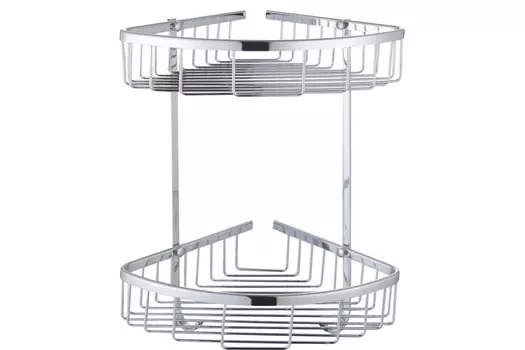 Аксессуар для ванной Rose RW12 хром Полка угловая