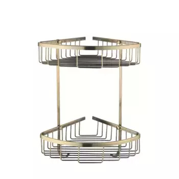 Аксессуар для ванной Rose RW12Q бронза Полка угловая