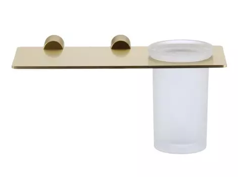 Аксессуар для ванной Savol S-002158C матовое золото Стакан для зубных щеток
