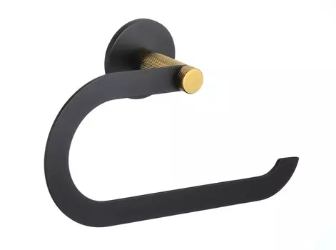 Аксессуар для ванной Savol S-002163HB черный/золото Полотенцедержатель