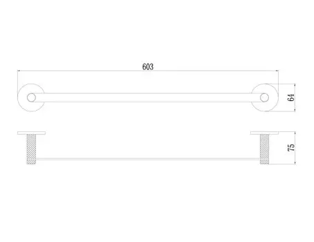 Аксессуар для ванной Savol S-002163Q графит Полотенцедержатель